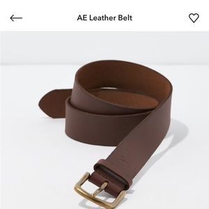 American eagle leather belt
